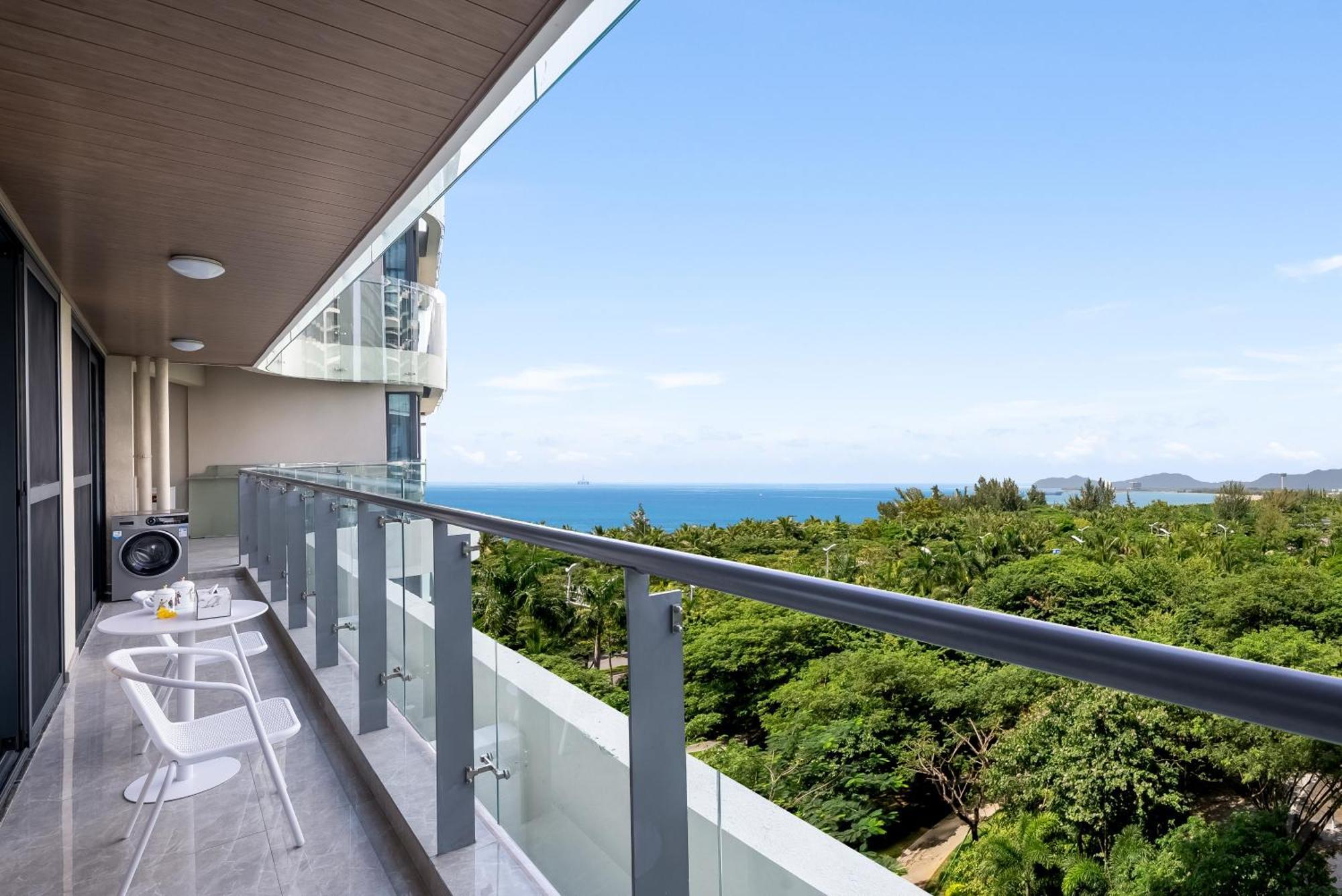 Puhai Sea View Apt By Hailan Tour At Sanya Yazhou Bay#Only 100 Meters To Beach And Sea Swimming Area Dış mekan fotoğraf