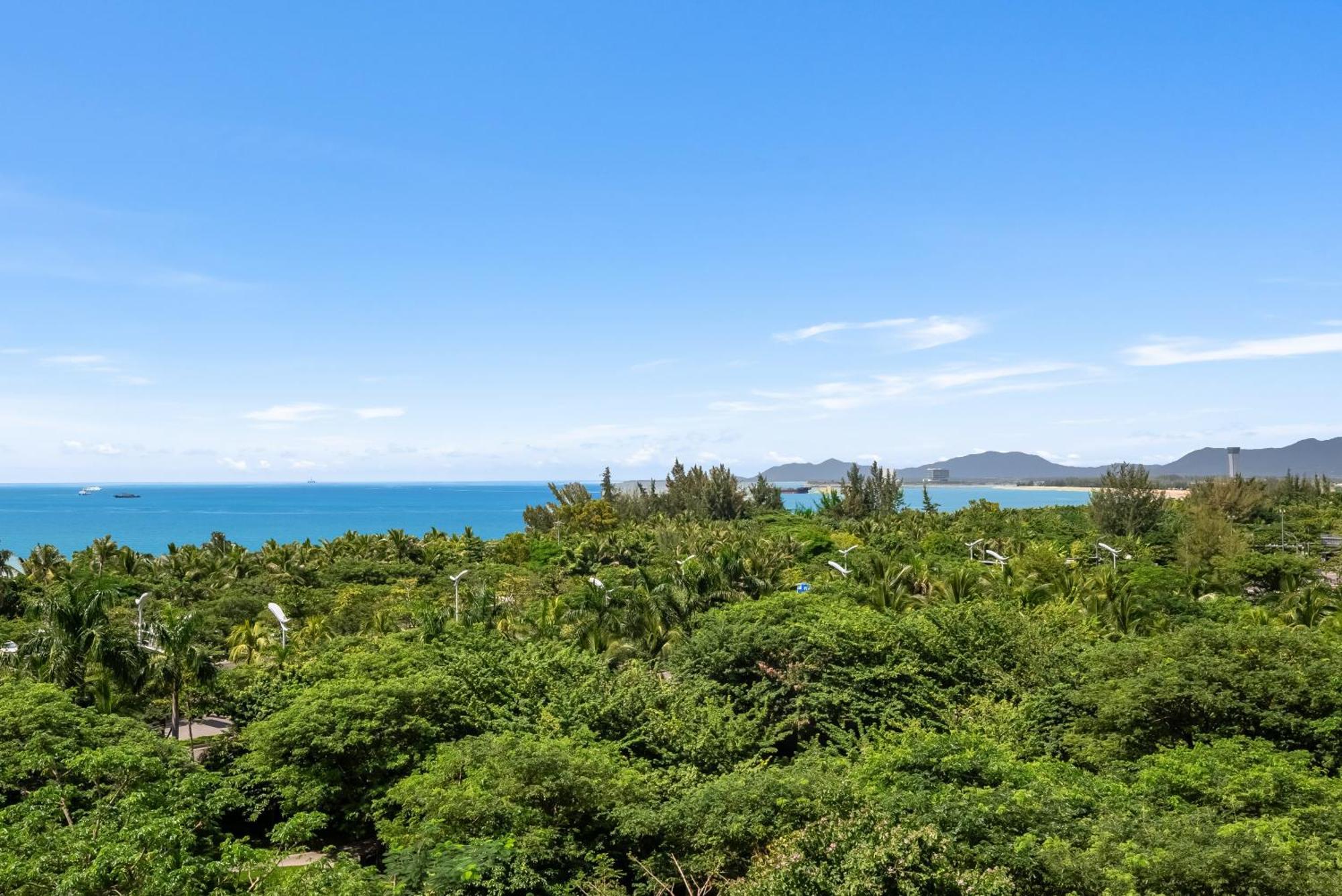 Puhai Sea View Apt By Hailan Tour At Sanya Yazhou Bay#Only 100 Meters To Beach And Sea Swimming Area Dış mekan fotoğraf