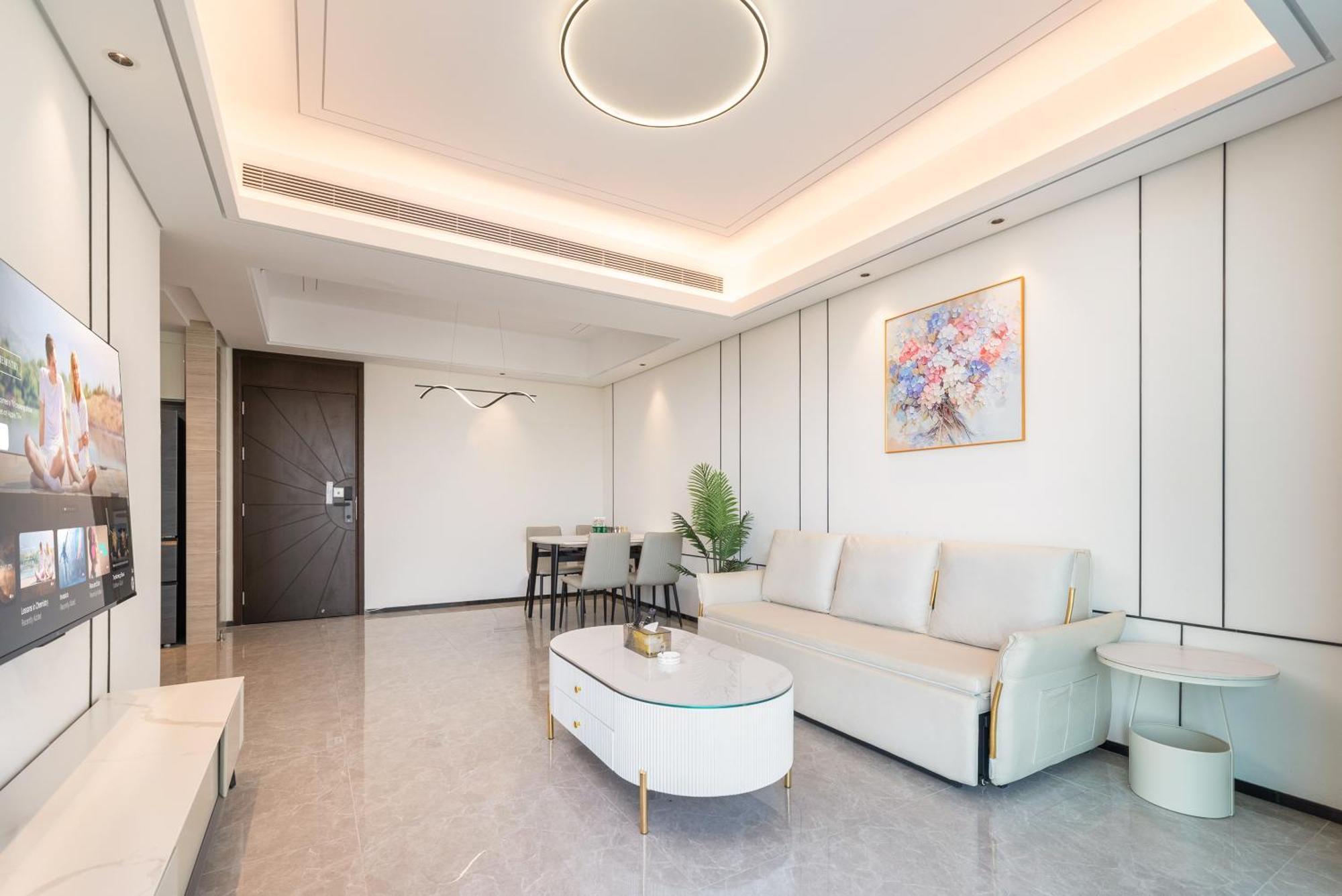 Puhai Sea View Apt By Hailan Tour At Sanya Yazhou Bay#Only 100 Meters To Beach And Sea Swimming Area Dış mekan fotoğraf