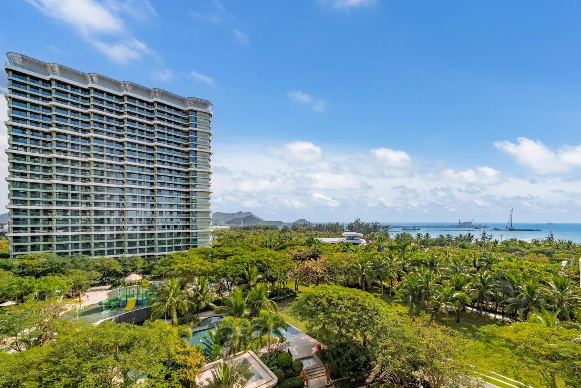 Puhai Sea View Apt By Hailan Tour At Sanya Yazhou Bay#Only 100 Meters To Beach And Sea Swimming Area Dış mekan fotoğraf