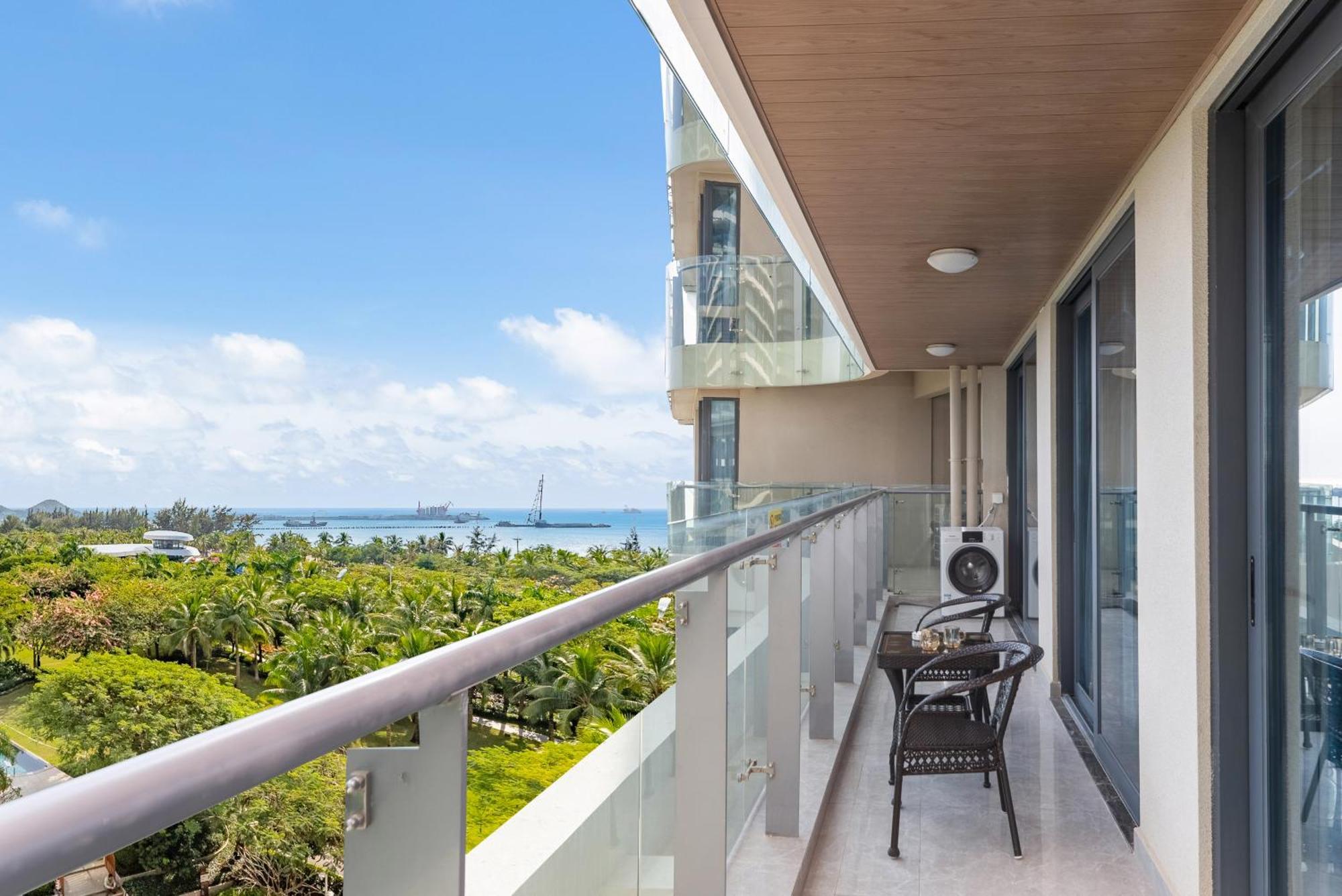 Puhai Sea View Apt By Hailan Tour At Sanya Yazhou Bay#Only 100 Meters To Beach And Sea Swimming Area Dış mekan fotoğraf