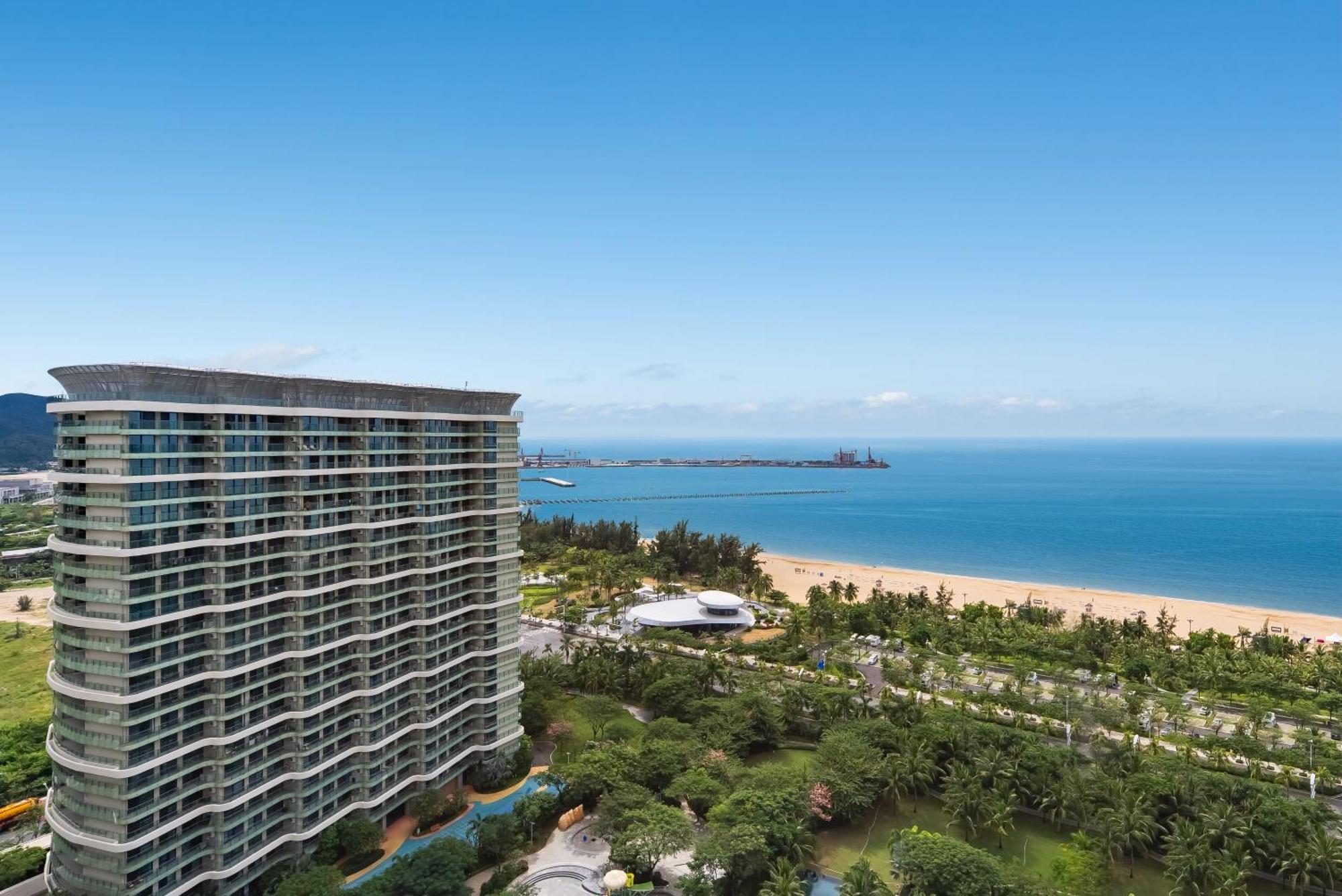 Puhai Sea View Apt By Hailan Tour At Sanya Yazhou Bay#Only 100 Meters To Beach And Sea Swimming Area Dış mekan fotoğraf