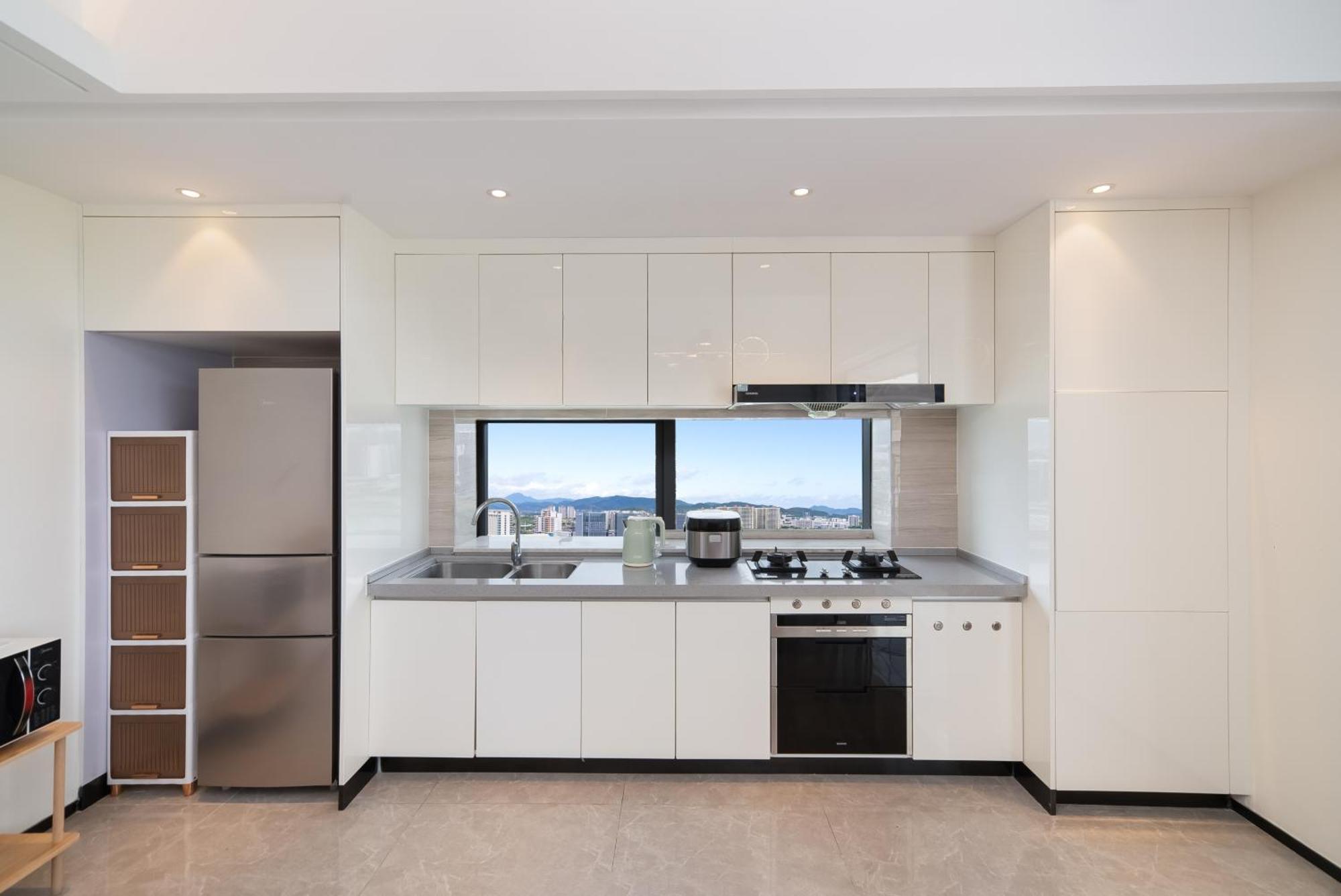 Puhai Sea View Apt By Hailan Tour At Sanya Yazhou Bay#Only 100 Meters To Beach And Sea Swimming Area Dış mekan fotoğraf