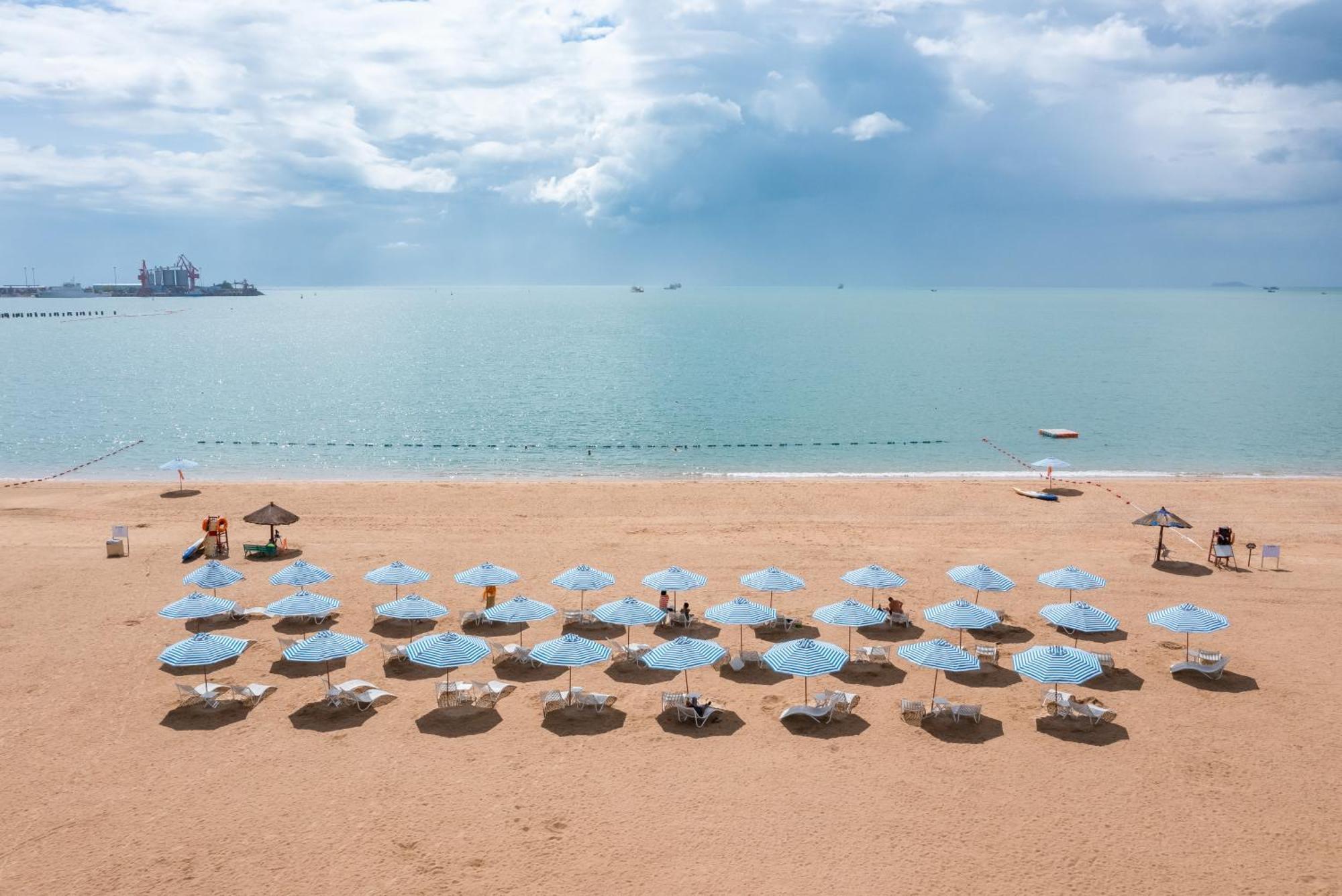 Puhai Sea View Apt By Hailan Tour At Sanya Yazhou Bay#Only 100 Meters To Beach And Sea Swimming Area Dış mekan fotoğraf
