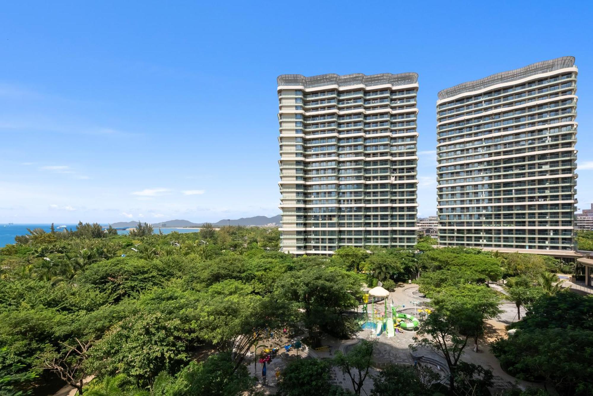 Puhai Sea View Apt By Hailan Tour At Sanya Yazhou Bay#Only 100 Meters To Beach And Sea Swimming Area Dış mekan fotoğraf
