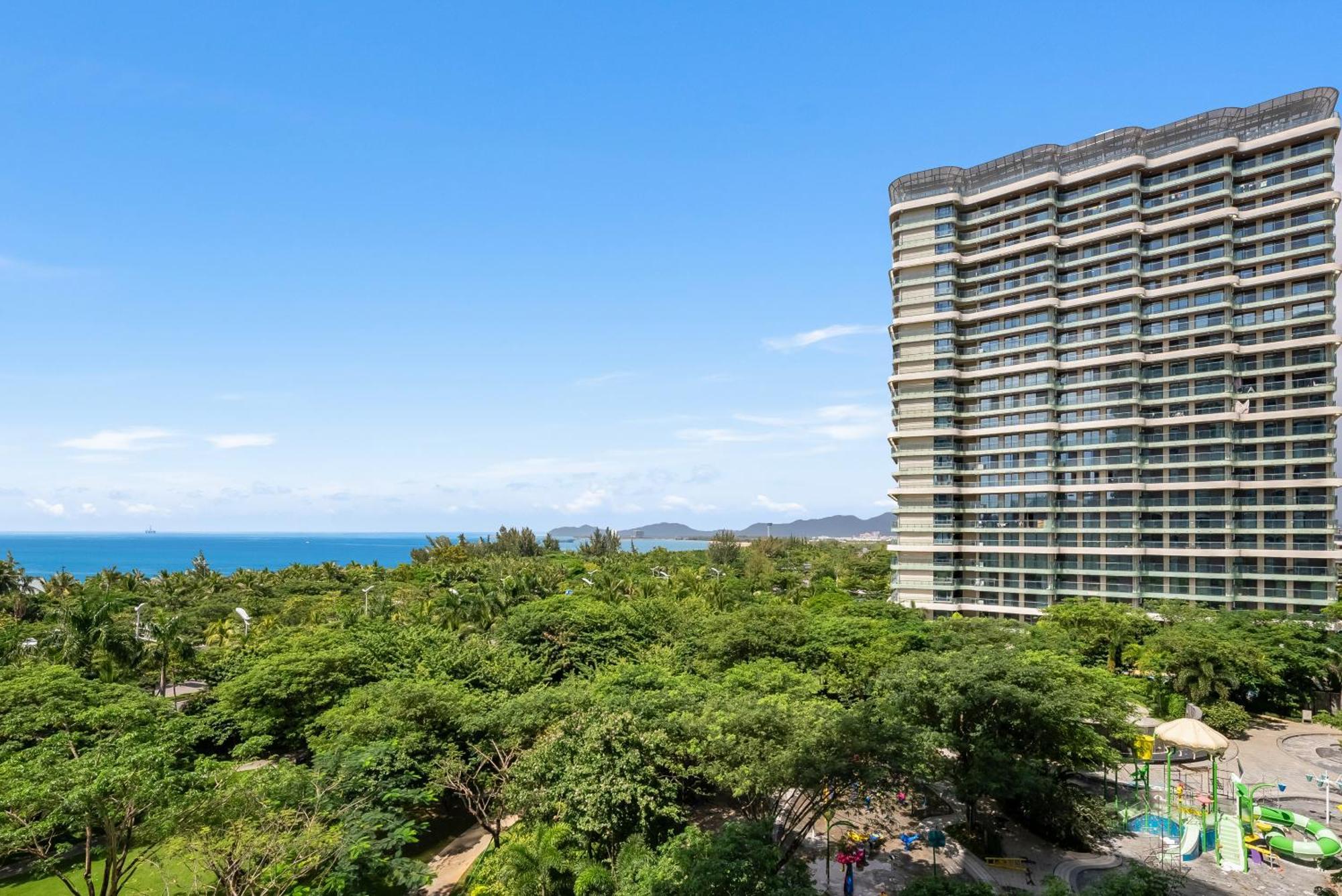 Puhai Sea View Apt By Hailan Tour At Sanya Yazhou Bay#Only 100 Meters To Beach And Sea Swimming Area Dış mekan fotoğraf