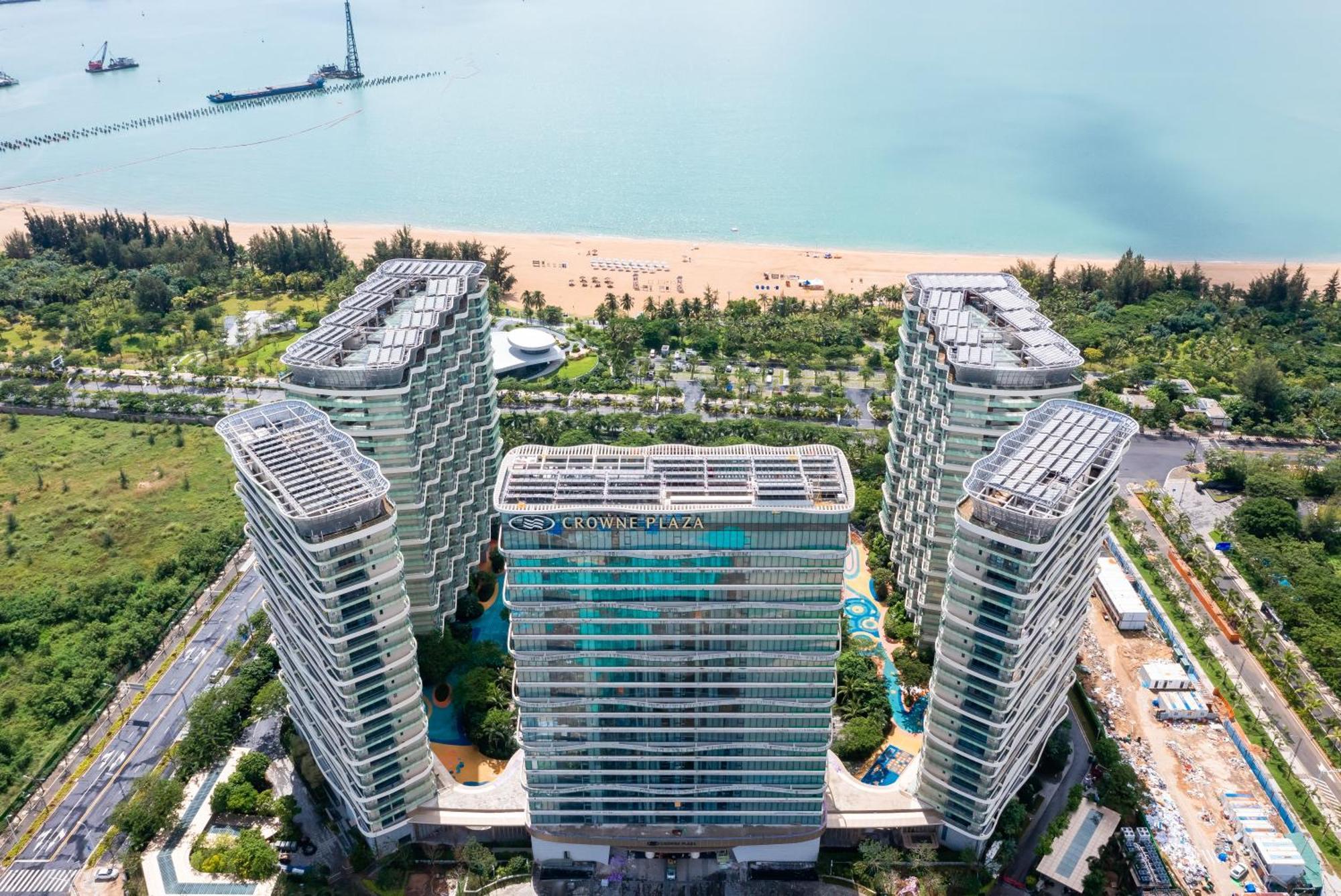 Puhai Sea View Apt By Hailan Tour At Sanya Yazhou Bay#Only 100 Meters To Beach And Sea Swimming Area Dış mekan fotoğraf