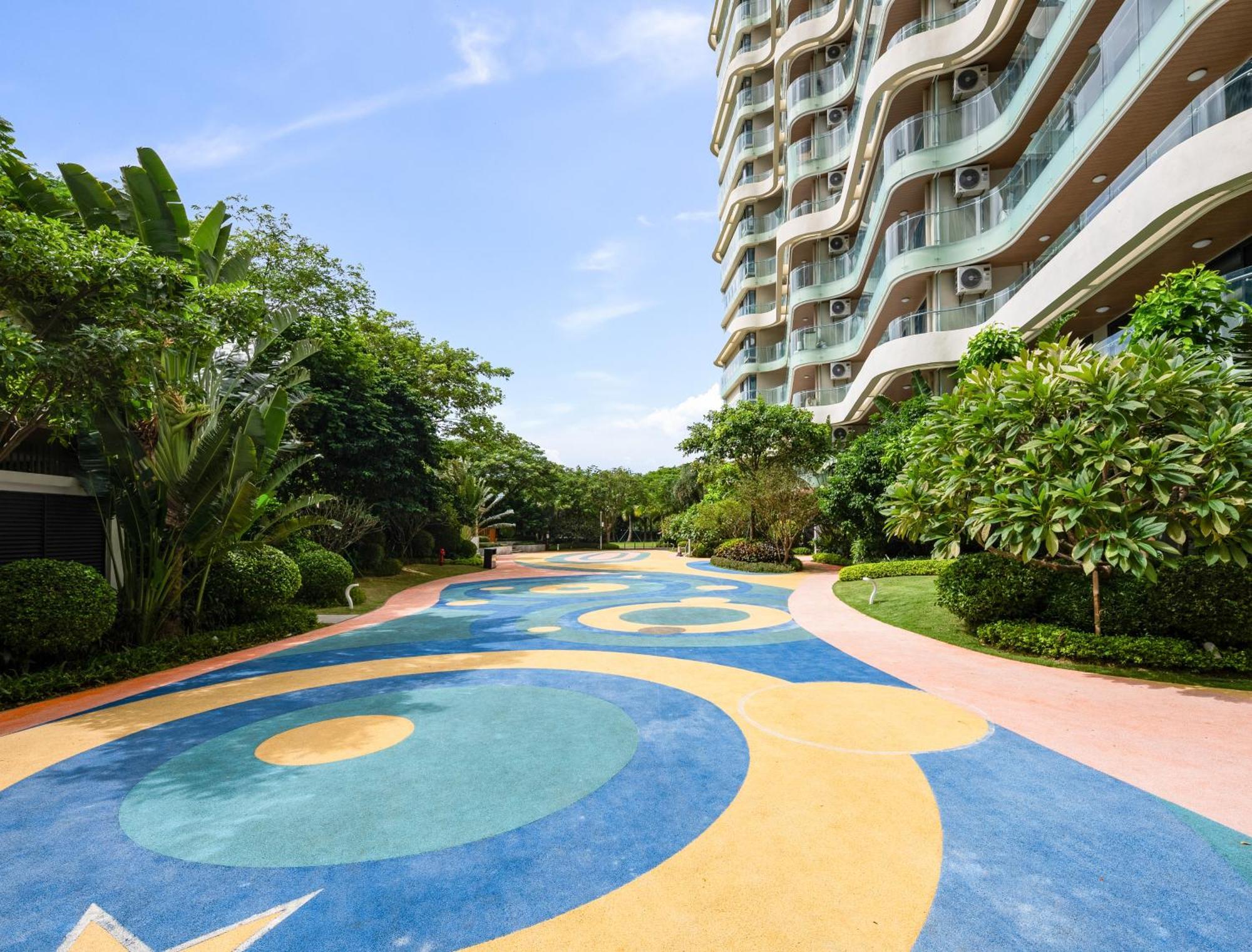 Puhai Sea View Apt By Hailan Tour At Sanya Yazhou Bay#Only 100 Meters To Beach And Sea Swimming Area Dış mekan fotoğraf