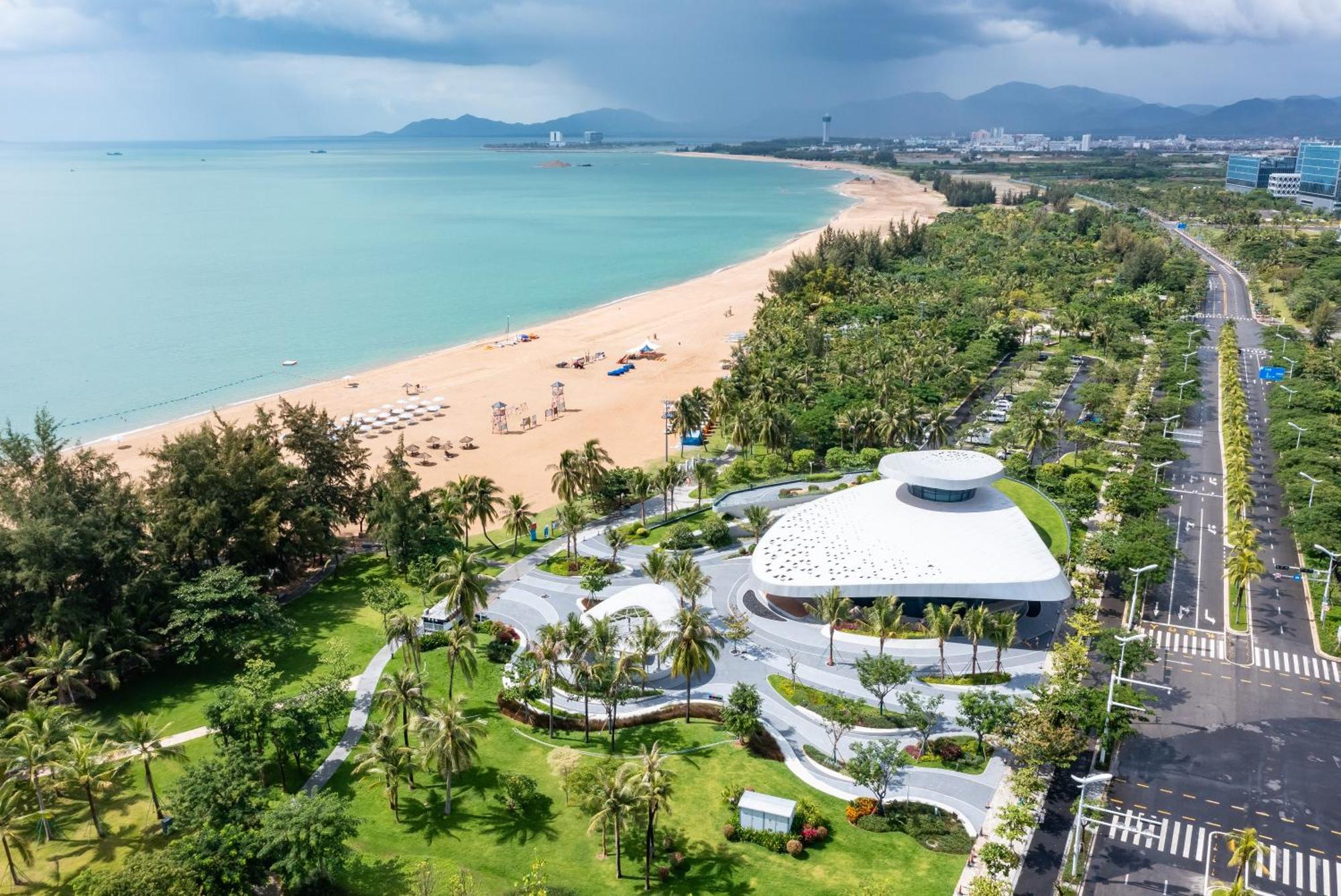 Puhai Sea View Apt By Hailan Tour At Sanya Yazhou Bay#Only 100 Meters To Beach And Sea Swimming Area Dış mekan fotoğraf